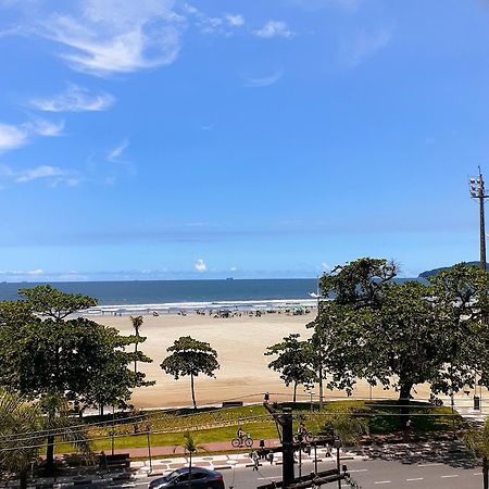 Vista Mar Na Praia Do Gonzaga Santos  Exterior foto